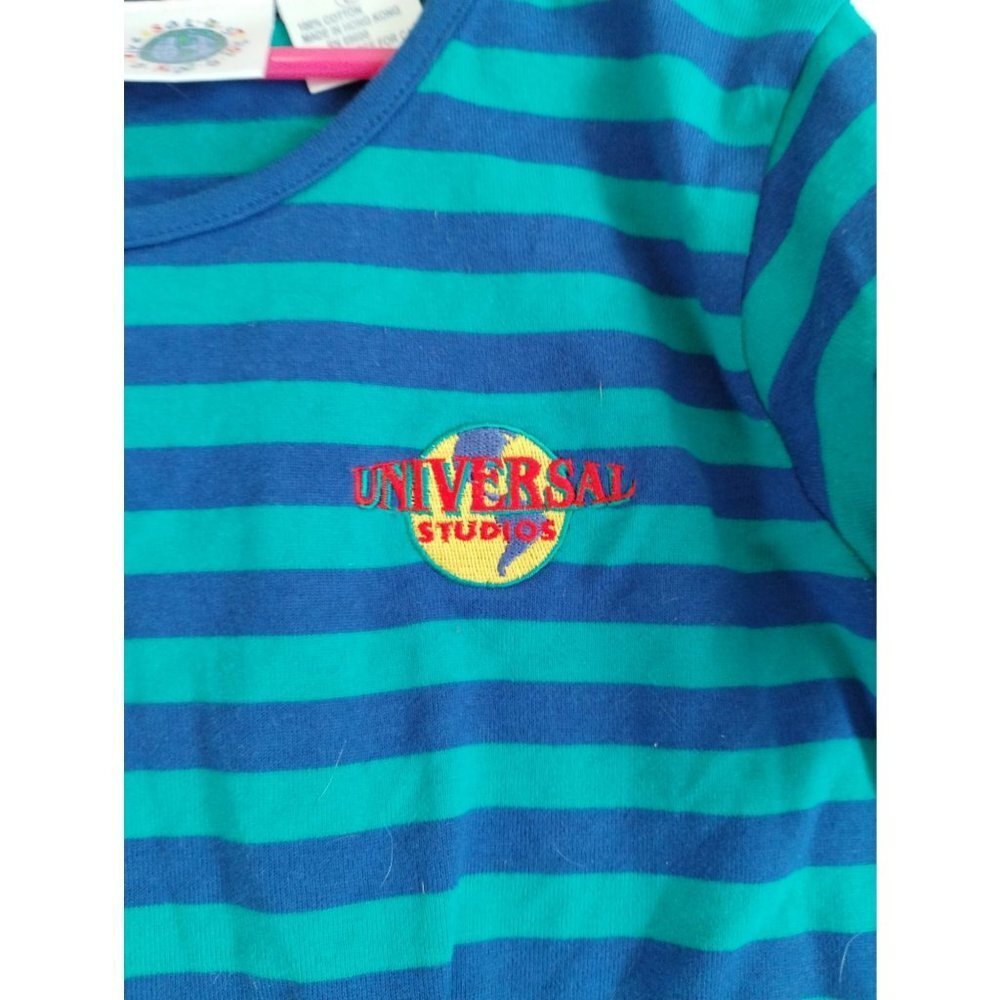 Universal Studios kids blue striped tee - Picture 3 of 5
